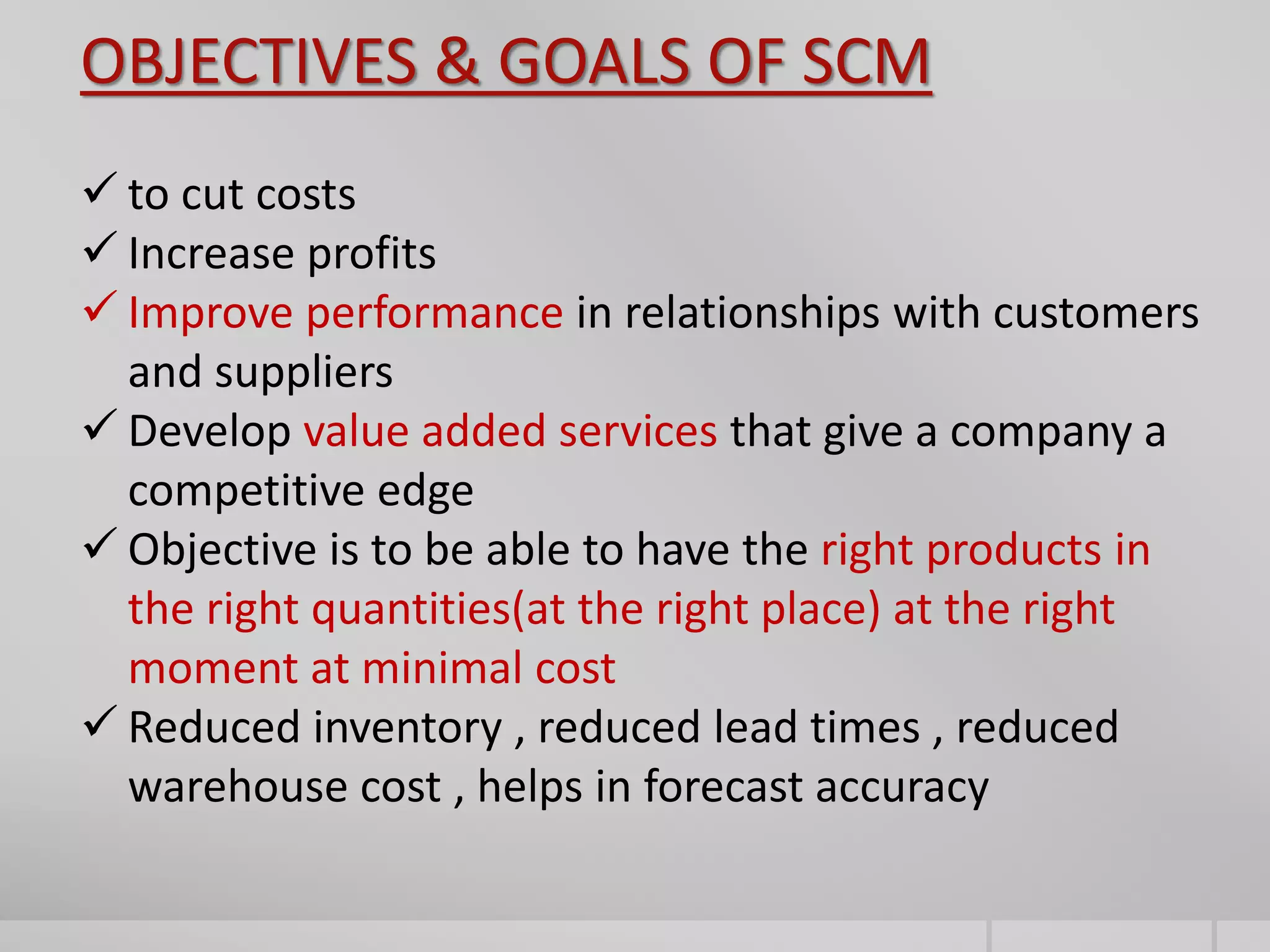 A presentation on Supply Chain Management | PPTX