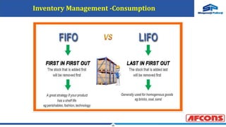 16
Inventory Management -Consumption
 