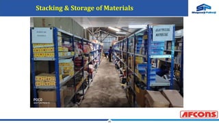 20
Stacking & Storage of Materials
 