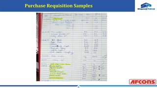 36
Purchase Requisition Samples
 