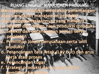 Scm produksi