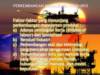 Scm produksi