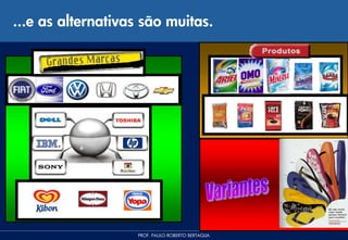 ...e as alternativas são muitas.




                                                    v




           v


                    PROF. PAULO ROBERTO BERTAGLIA
 
