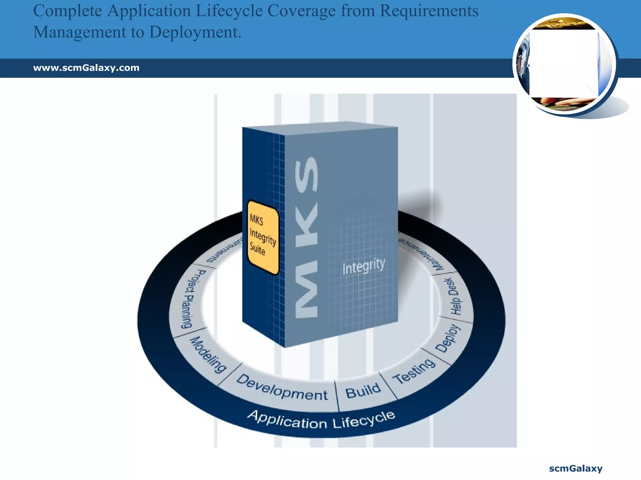 Complete Application Lifecycle Coverage from Requirements Management to Deployment. 