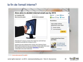 la fin de l‟email interne?




          source: http://www.computing.co.uk/ctg/news/2024715/atos-aims-abolish-internal-em...