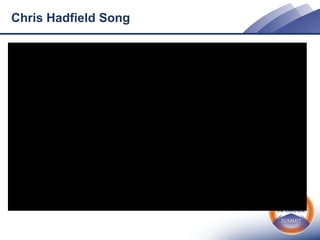 Chris Hadfield Song

 