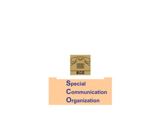 Special Communication
Organization
Services Clients Progress
 