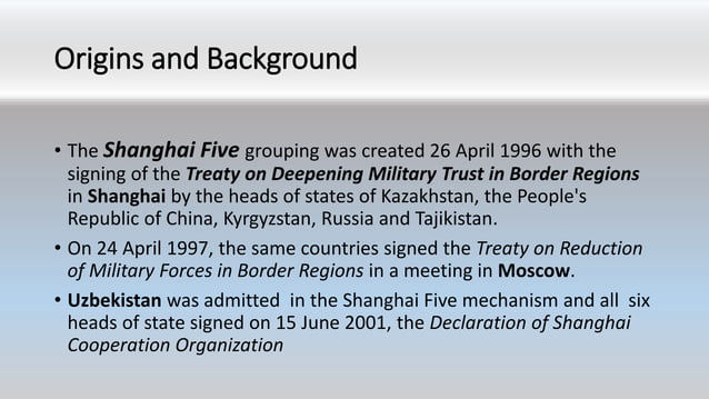 SHANGHAI COOPERATION ORGANIZATION SCO visual data 6