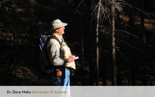 Dr. Dave Meko University of Arizona 
 