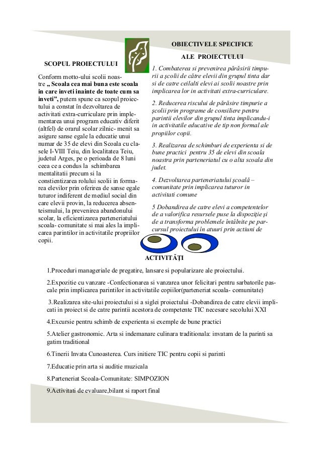 Scoala Altfel Prin Asigurarea De Sanse Egale Pentru Toti