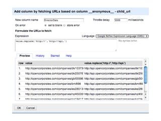 Scoda openrefine-directordata