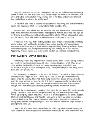 Hope Outweighs Fear:  My Scoliosis Journal