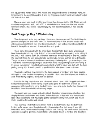 Hope Outweighs Fear:  My Scoliosis Journal