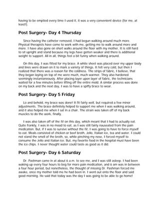 Hope Outweighs Fear:  My Scoliosis Journal