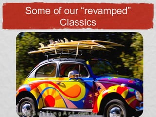 Some of our “revamped” Classics