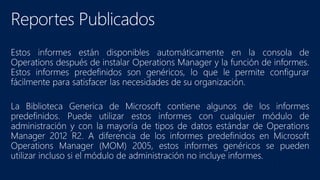 Data Warehouse and Reporting in System Center Operation Manager 2012 R2
