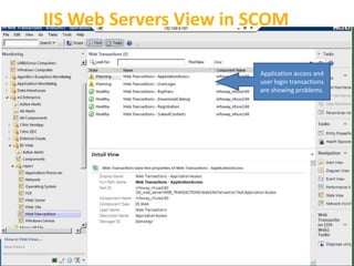 How to Extend Microsoft SCOM to Monitor & Diagnose the Performance of ...
