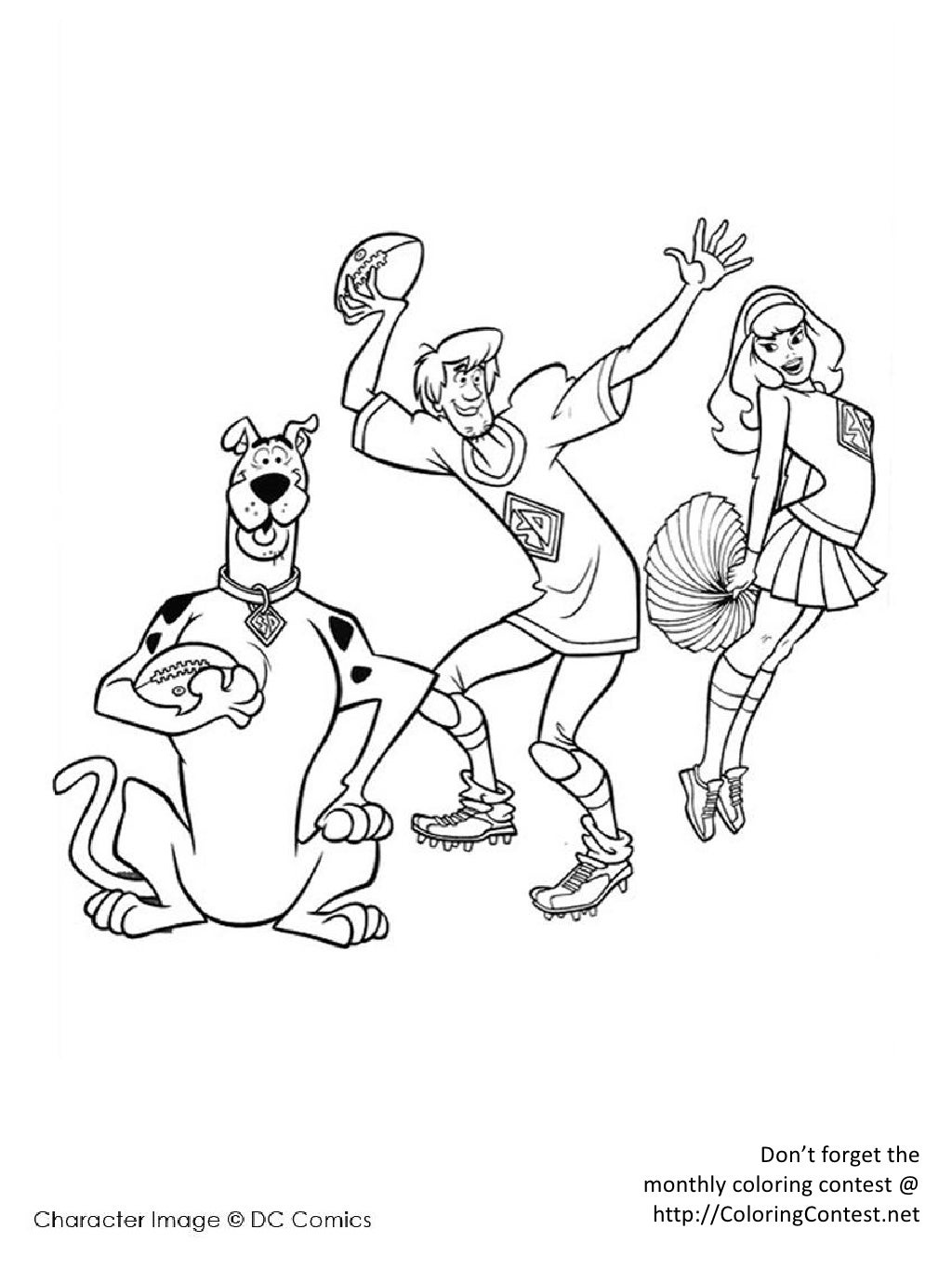 Free Scooby Doo Coloring Book