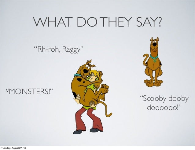 Scooby doo Characterization