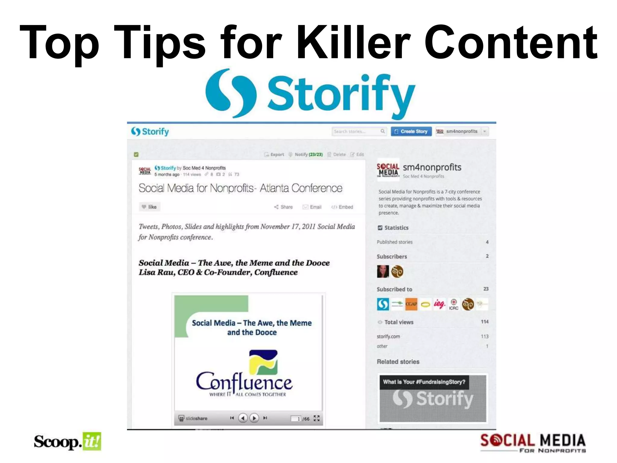 Top Tips for Killer Content
 