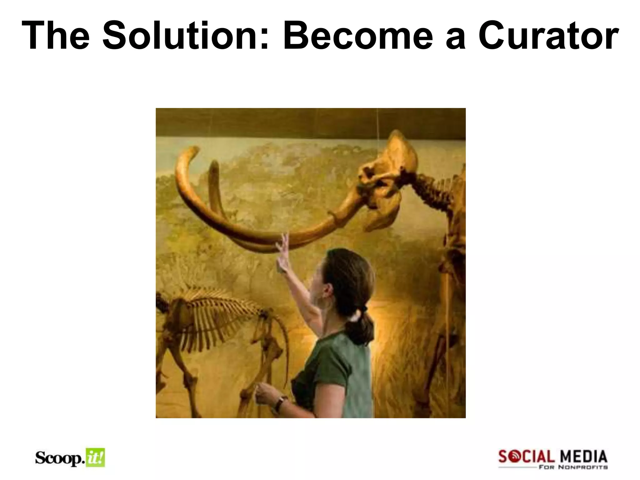The Solution: Become a Curator
 