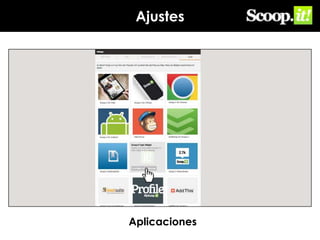 Ajustes

Aplicaciones

 