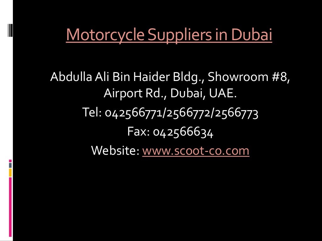 New Motorcycles for Sale in Dubai