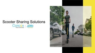 Scooter Sharing Solutions
 