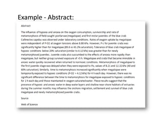 Example - Abstract:
