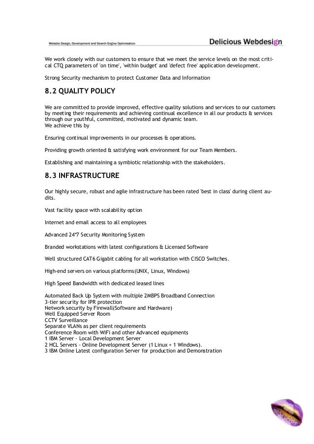 scope of work proposal