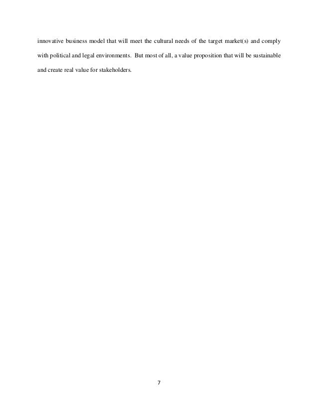 Scope of international marketing research