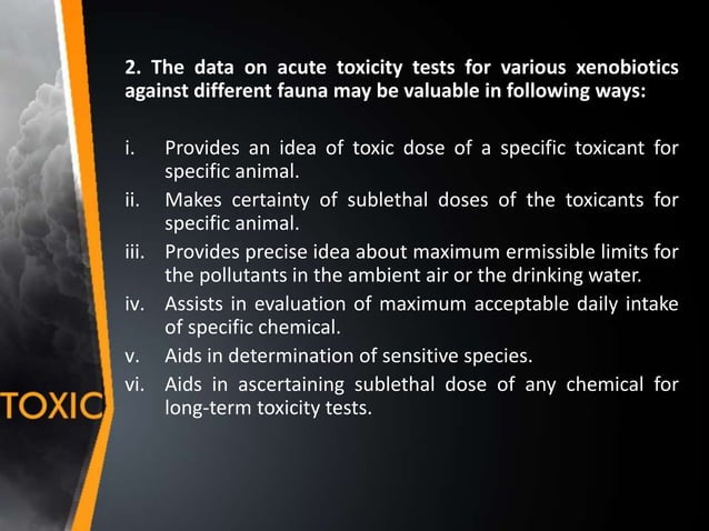 Scope and importance of toxicology | PPTX