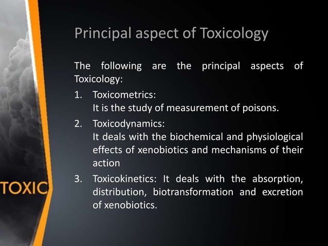 Scope and importance of toxicology | PPTX