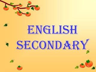English
Secondary

 