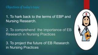 Scope and significance of evidence based research in nursing practice27 ...