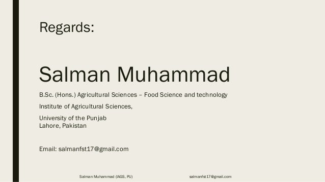 scope of food science and technology ppt