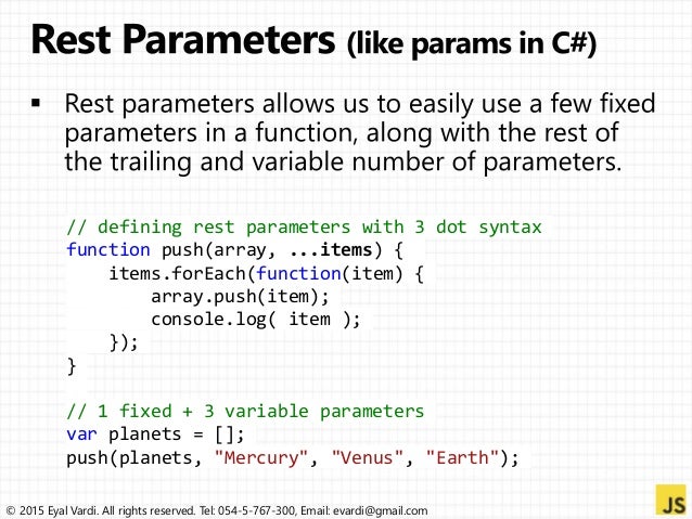 Scope & Functions in ECMAScript 6.0