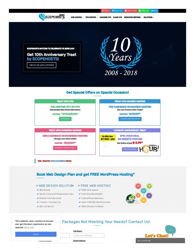 Best Offers Deals On All Web Hosting Services 2018 Scopehosts Images, Photos, Reviews