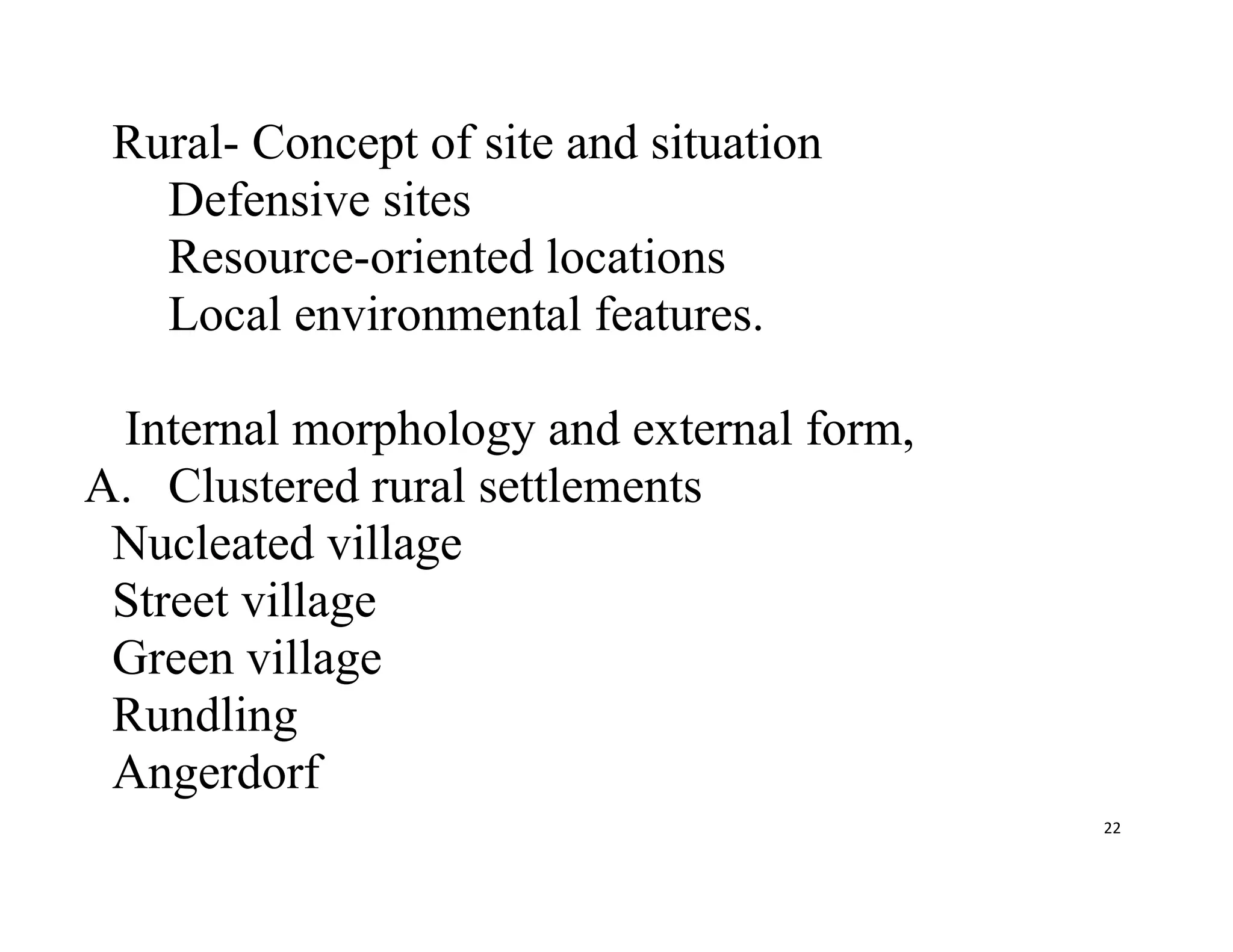 Scope of settlement geography | PDF