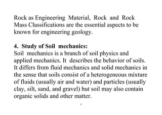 Scope of studying engineering geology | PDF