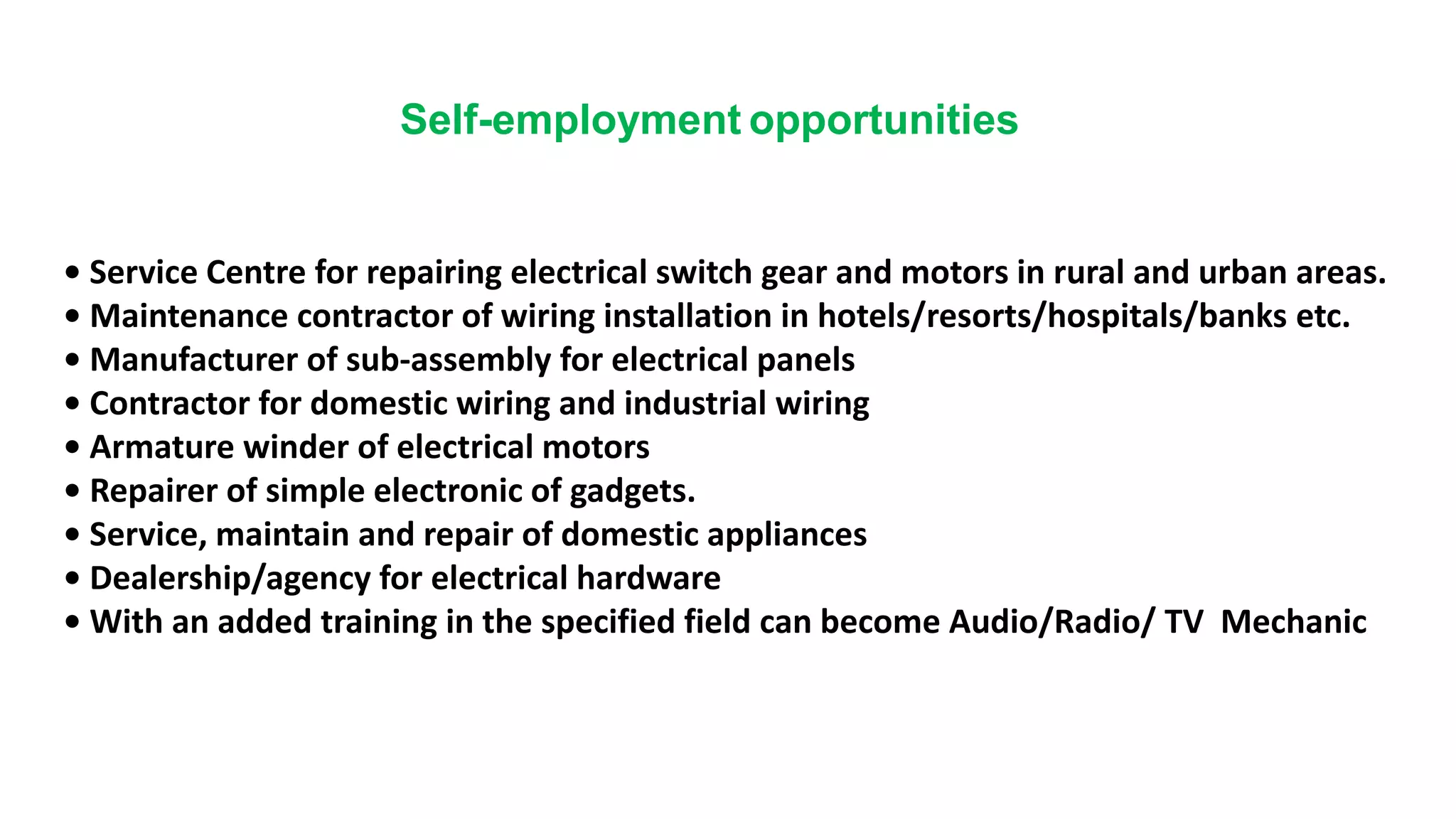Scope Of The Electrician Trade Photo Inspiration