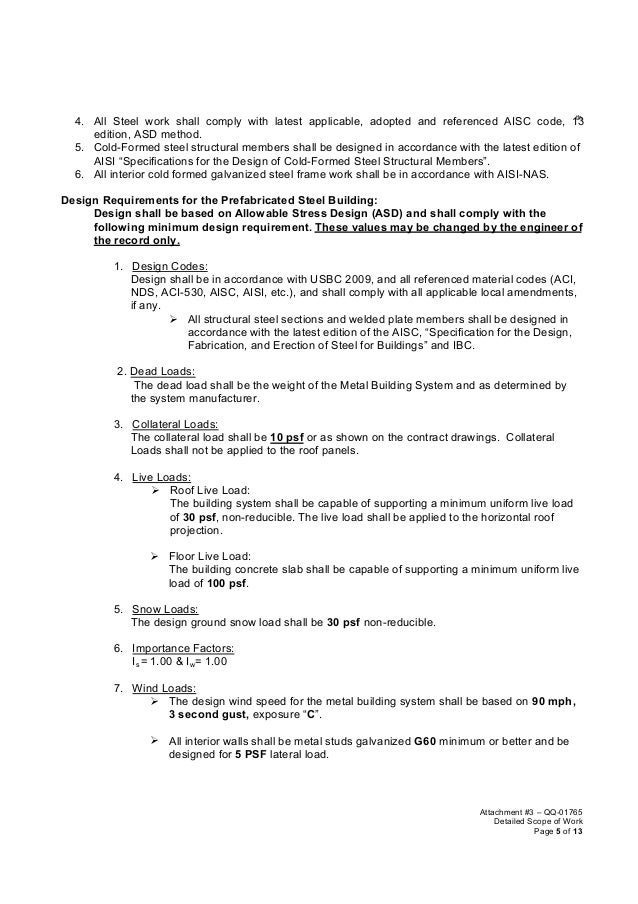 scope of work template