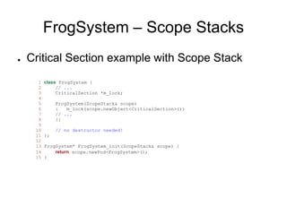 Scope Stack Allocation | PPTX