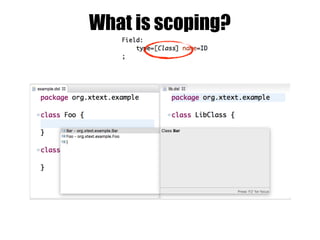 What is scoping?
 