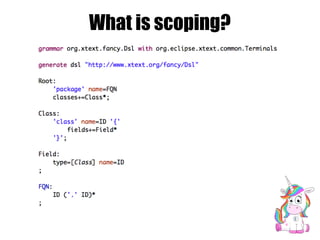 What is scoping?
 