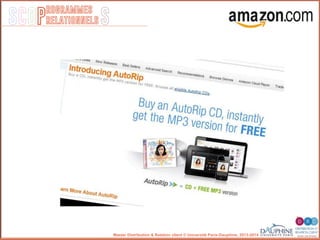 SCOP S
rogrammes
relationnels
Master Distribution & Relation client © Université Paris-Dauphine, 2013-2014
 