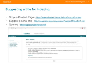 Scopus Book Chapter Format Scopus Indexing Criteria for Journal Publication Processes | PDF