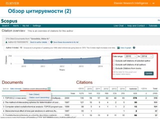 | 49
Обзор цитируемости (2)
 