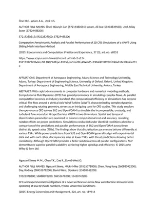 scopus vertical Axis wind power generation | DOCX