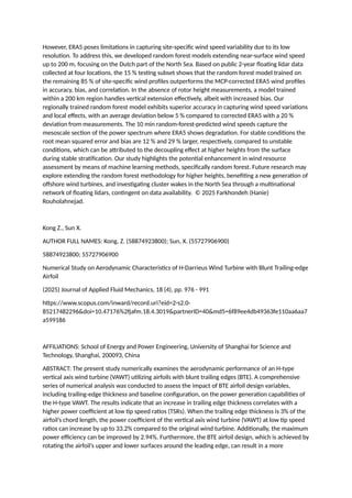 scopus vertical Axis wind power generation | DOCX